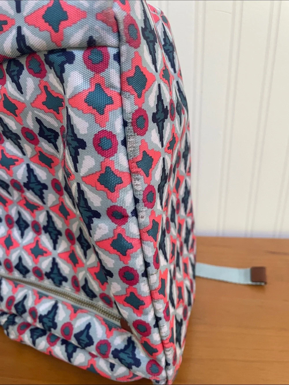 Vera Bradley Water Geo Patterned Backpack retired print